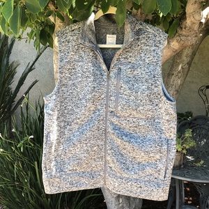 Merona Women’s Zip Front Gray Vest XL